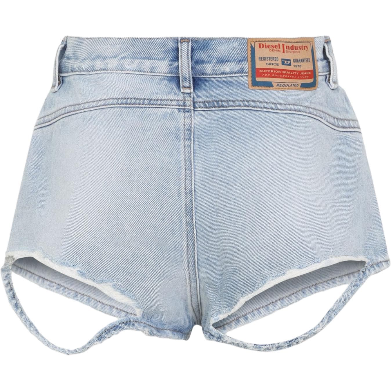Diesel Джинсовые синие женские джинсовые шорты - изображение 2