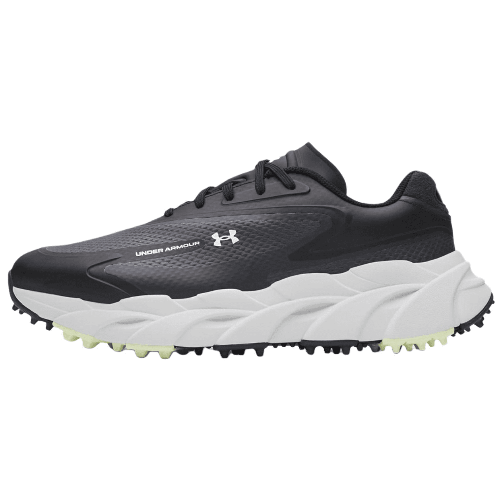 Кроссовки для гольфа Under Armour HALO Водонепроницаемый и Дышащий Гольф Обувь Мужская Черная - изображение 1