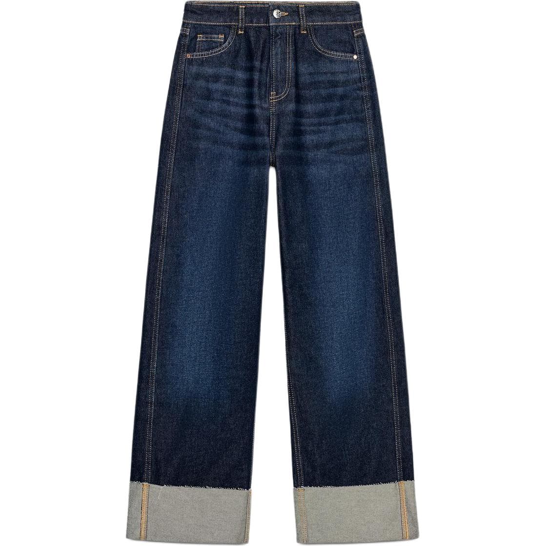 Джинсы ZARA Blue Women's Jeans ZARA Синие Женские Джинсы - изображение 1