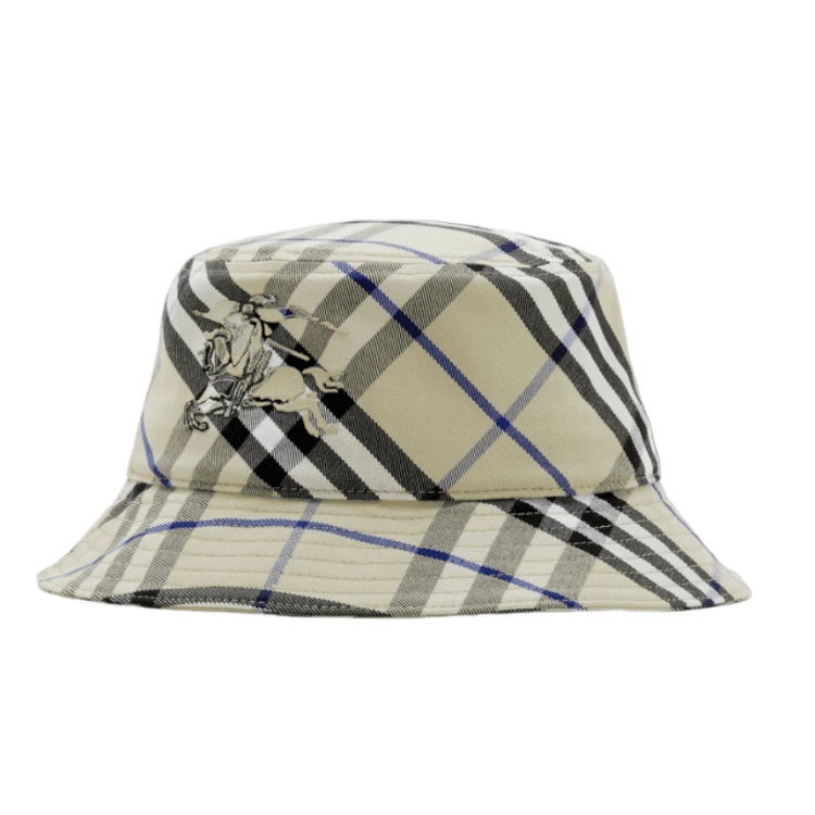 Панама Шляпы Burberry ведро мужские мохово-зеленые - изображение 1