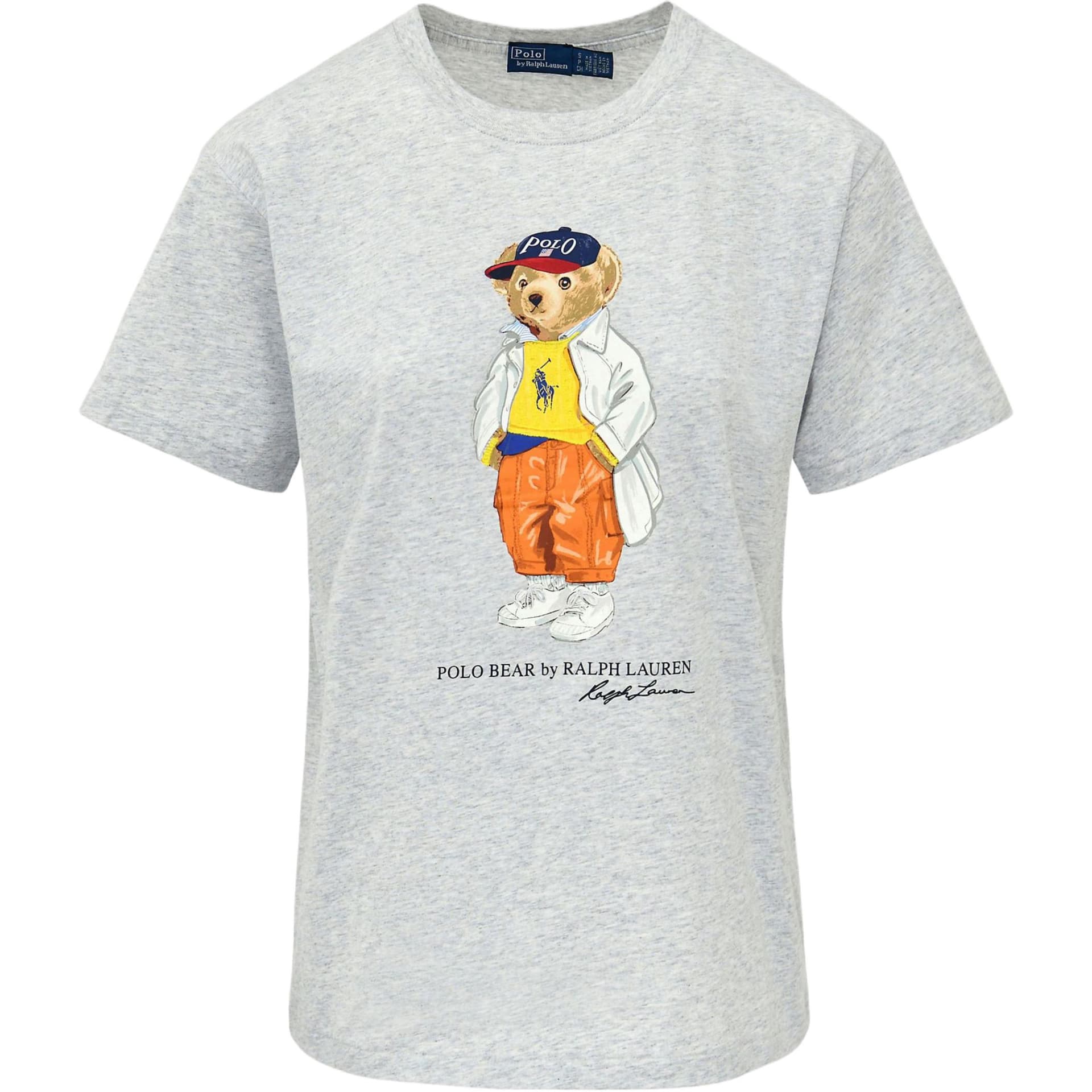 Футболка Polo Ralph Lauren Polo Bear Стандартная рукавная рубашка T для женщин стандартный размер - изображение 1
