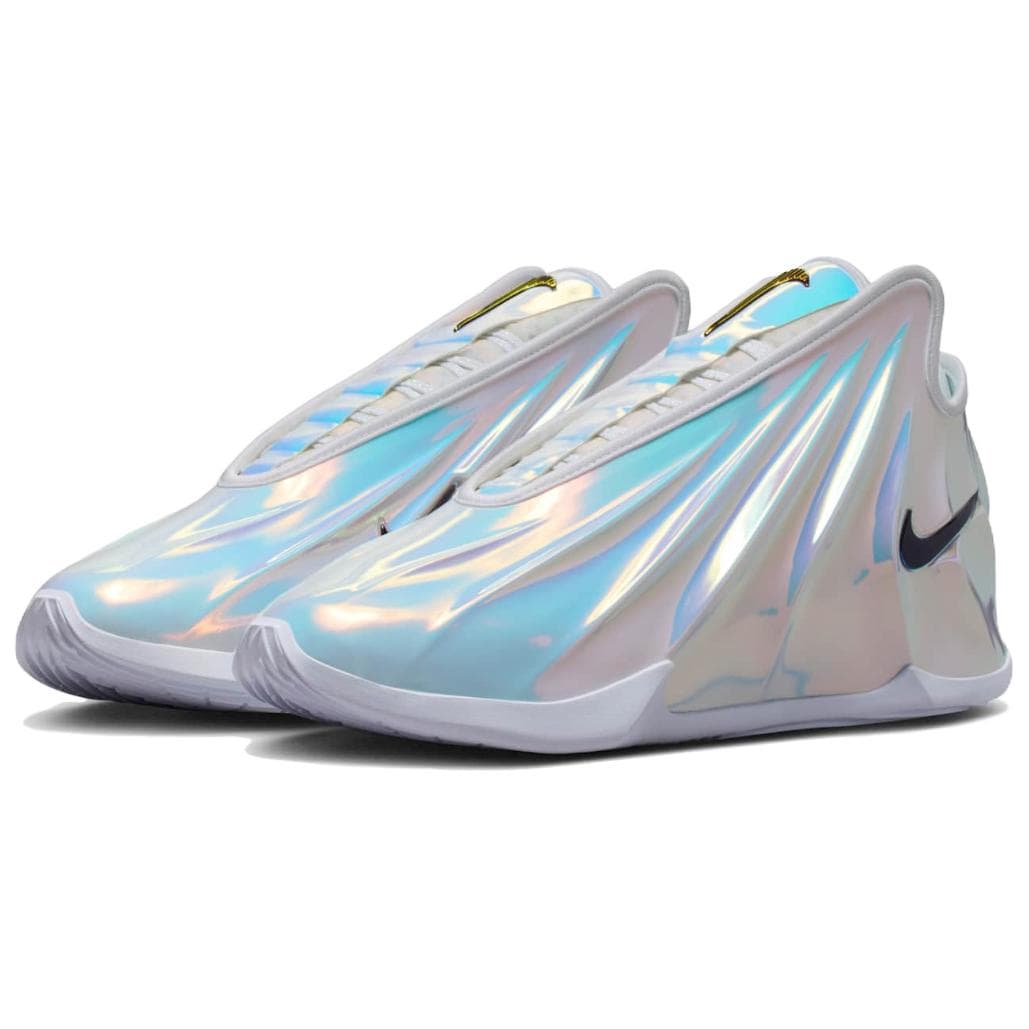 Кроссовки для баскетбола Nike G.T. Future Поддержка Отскок Сцепление Баскетбольные кроссовки Унисекс Серебристо-серый - изображение 3