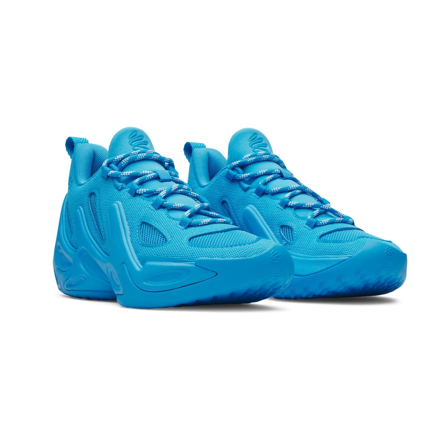 Кроссовки для баскетбола Under Armour Curry 13 противоскользящие высокие детские баскетбольные кроссовки гламурно-синий цвет для детей - изображение 3