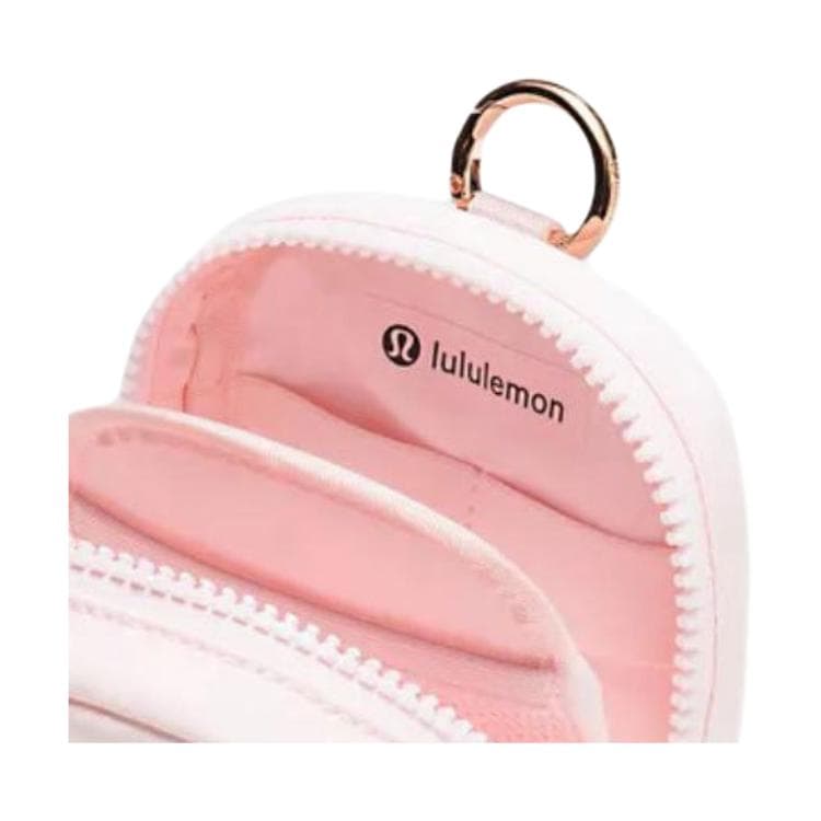 Портмоне Lululemon Нейлон Монетницы Unisex Light Розовый - изображение 5