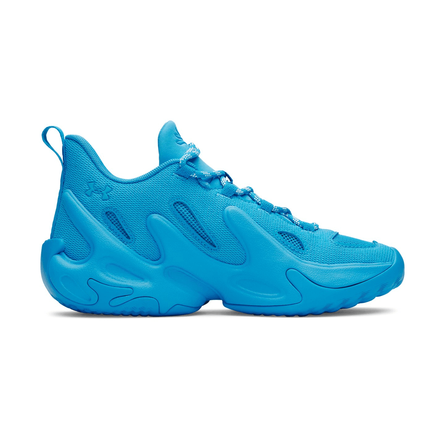 Кроссовки для баскетбола Under Armour Curry 13 противоскользящие высокие детские баскетбольные кроссовки гламурно-синий цвет для детей - изображение 2