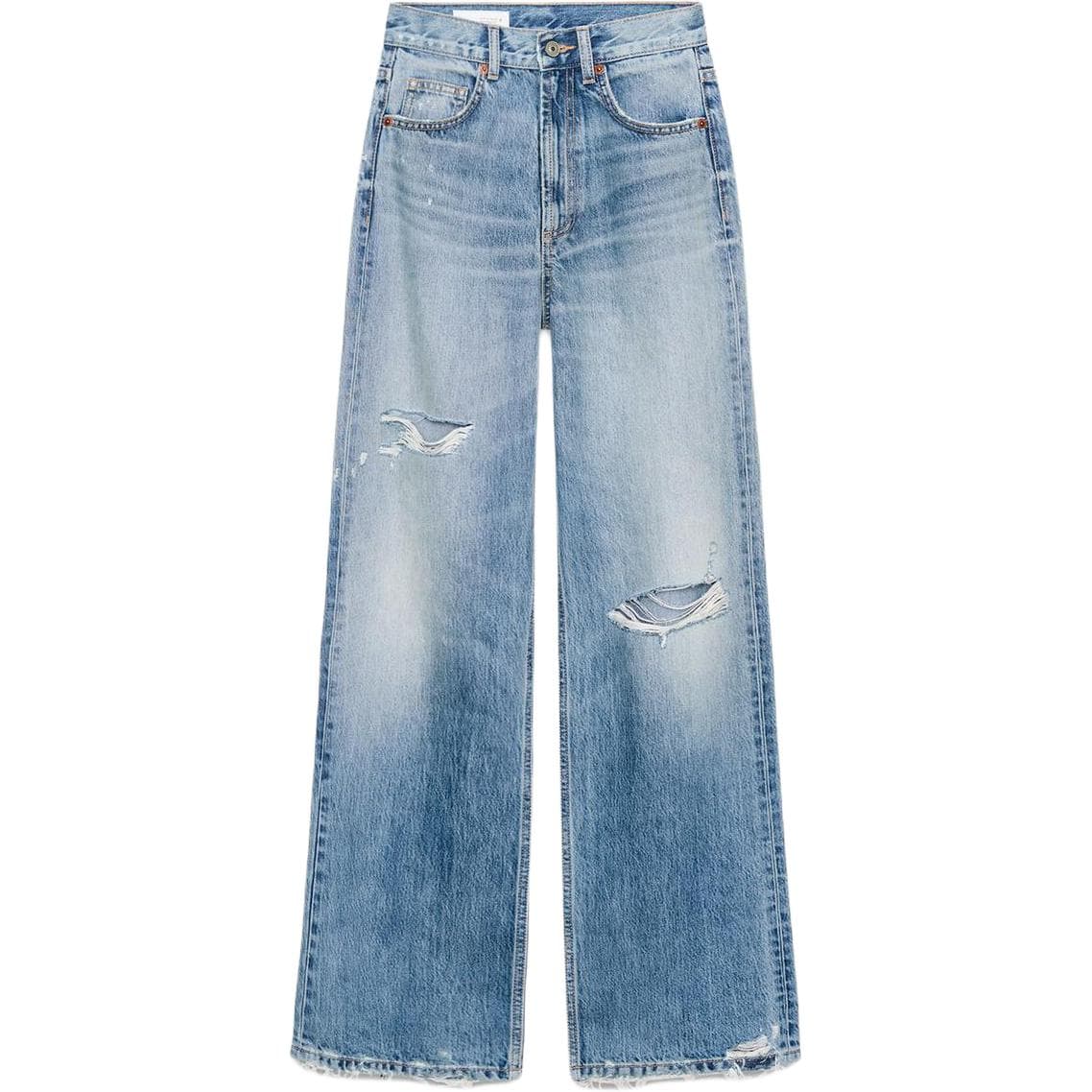 Джинсы ZARA Trf Blue Women's Jeans ZARA Trf Синий Женские Джинсы - изображение 1