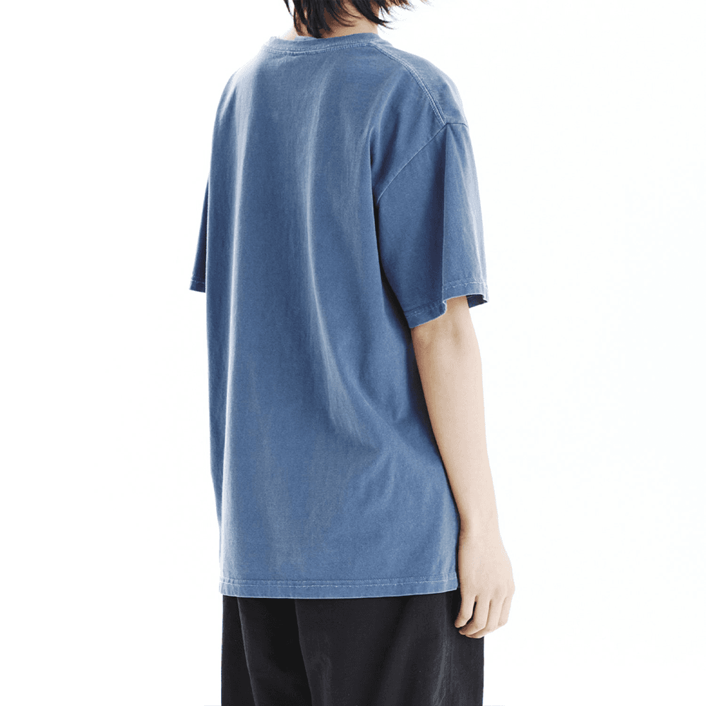 Футболка Balenciaga FW24 Faded Blue Tee - изображение 4