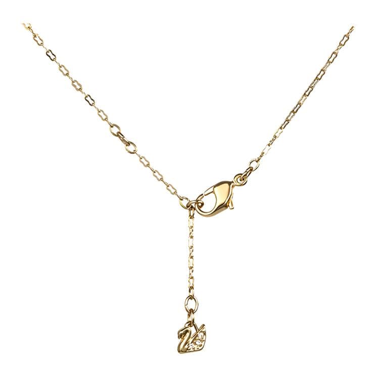 Ожерелье Swarovski Double Heart Necklace Gold - изображение 2