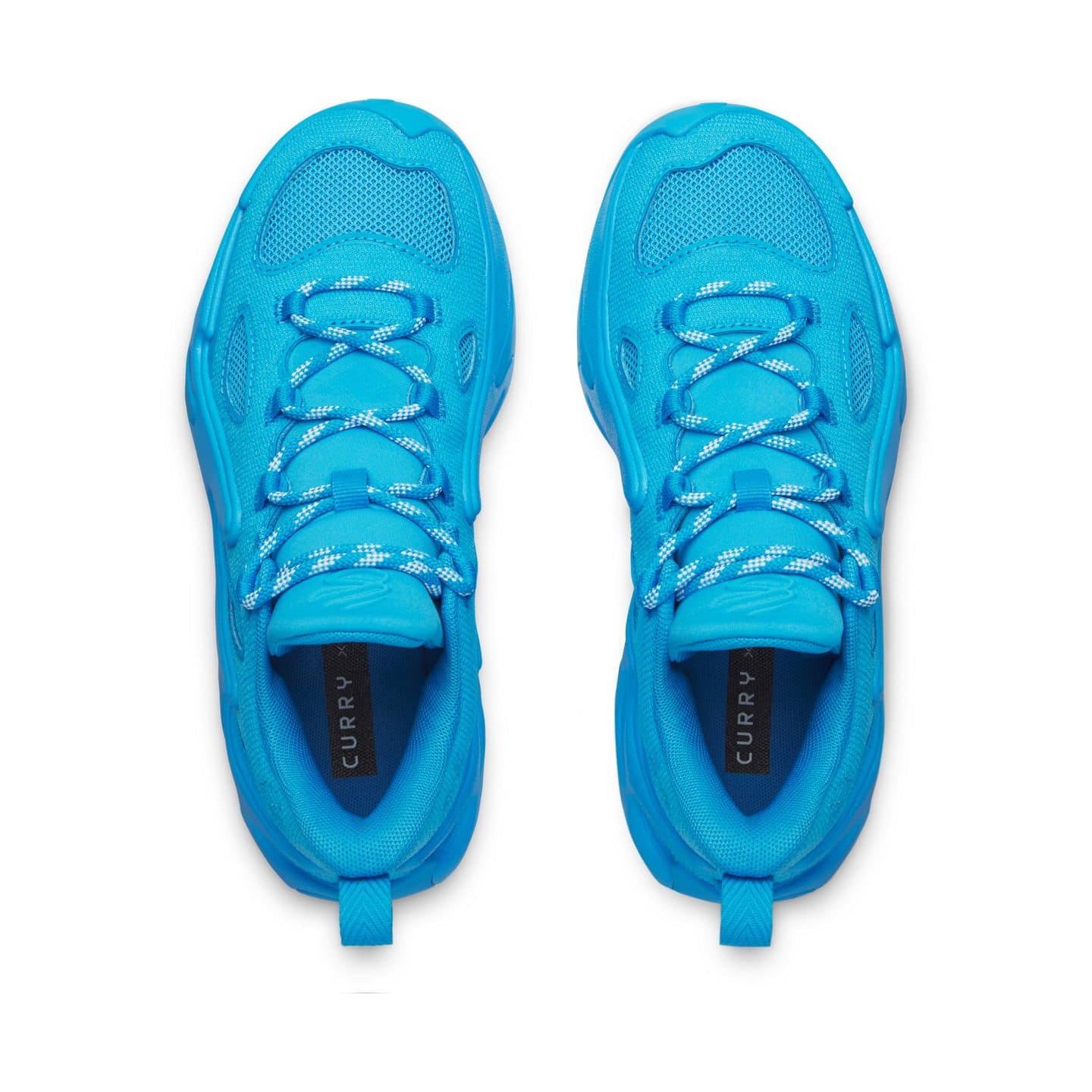Кроссовки для баскетбола Under Armour Curry 13 противоскользящие высокие детские баскетбольные кроссовки гламурно-синий цвет для детей - изображение 4