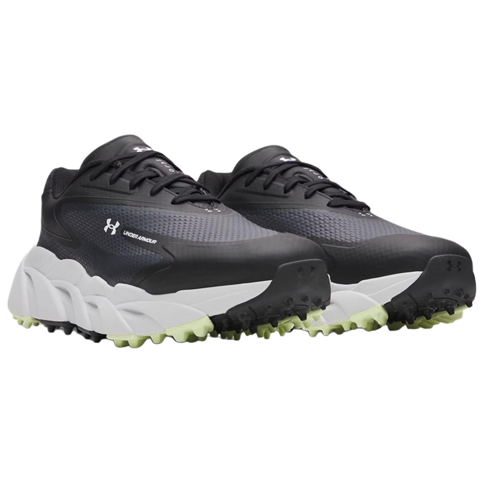 Кроссовки для гольфа Under Armour HALO Водонепроницаемый и Дышащий Гольф Обувь Мужская Черная - изображение 3