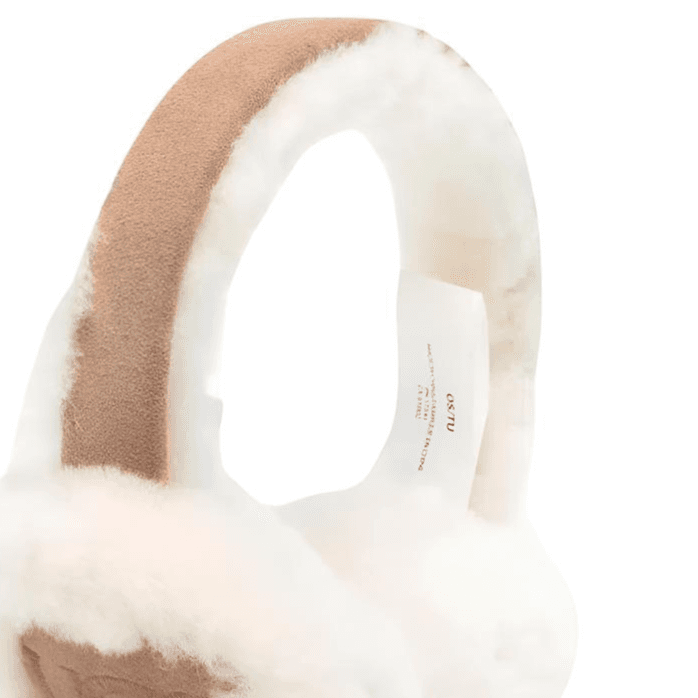 UGG Кожа Наушники-подвески Детский Бежевый Каштановый - изображение 2