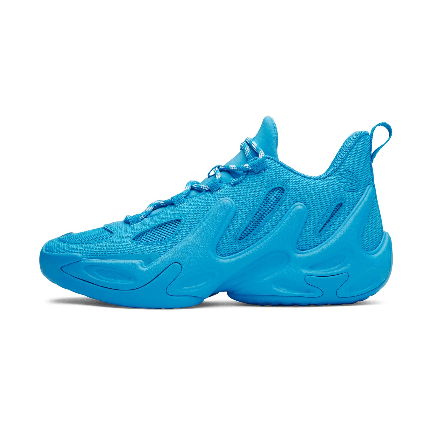 Кроссовки для баскетбола Under Armour Curry 13 противоскользящие высокие детские баскетбольные кроссовки гламурно-синий цвет для детей - изображение 1