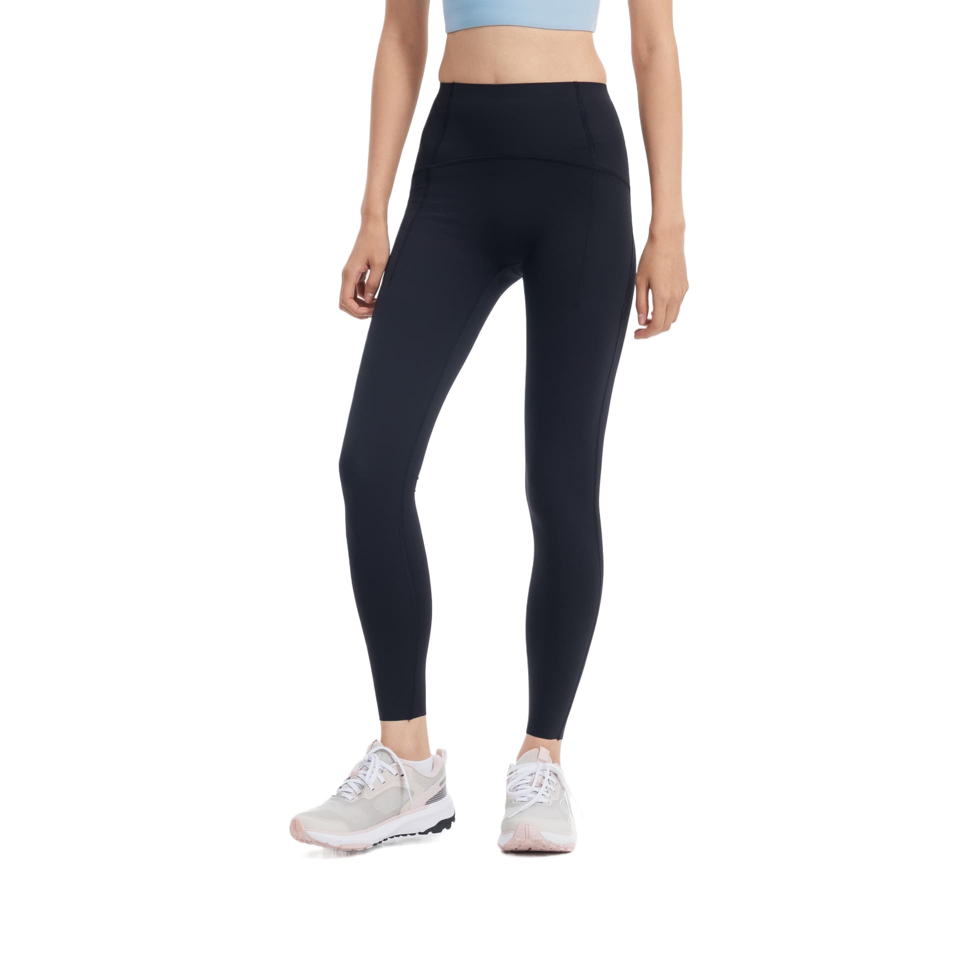 Штаны DECATHLON Дымчатый Черный Женские Спортивные Брюки - изображение 1