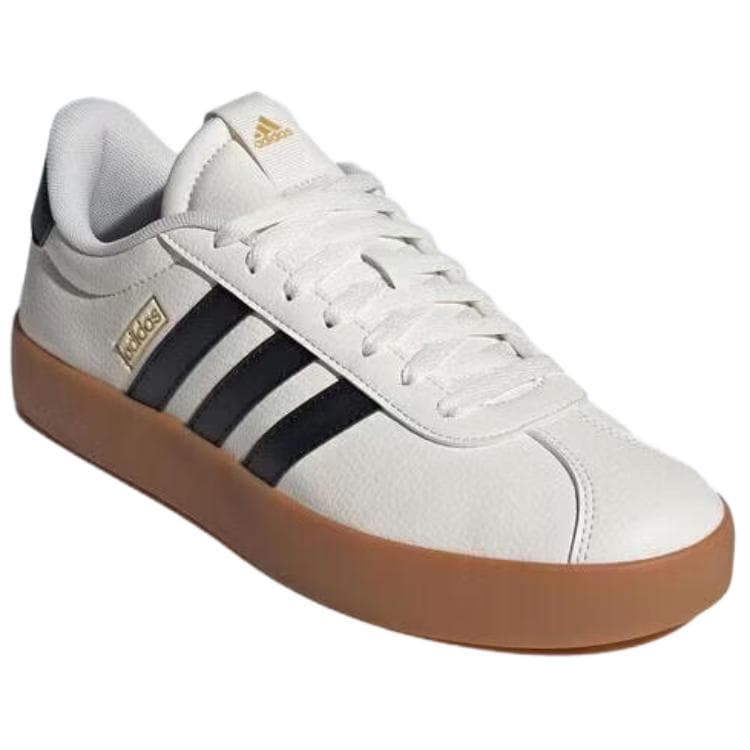 Кроссовки Adidas VL COURT 3,0 Low Топ Кеды немецкой армии (GAT) Унисекс Бежевый черный - изображение 3