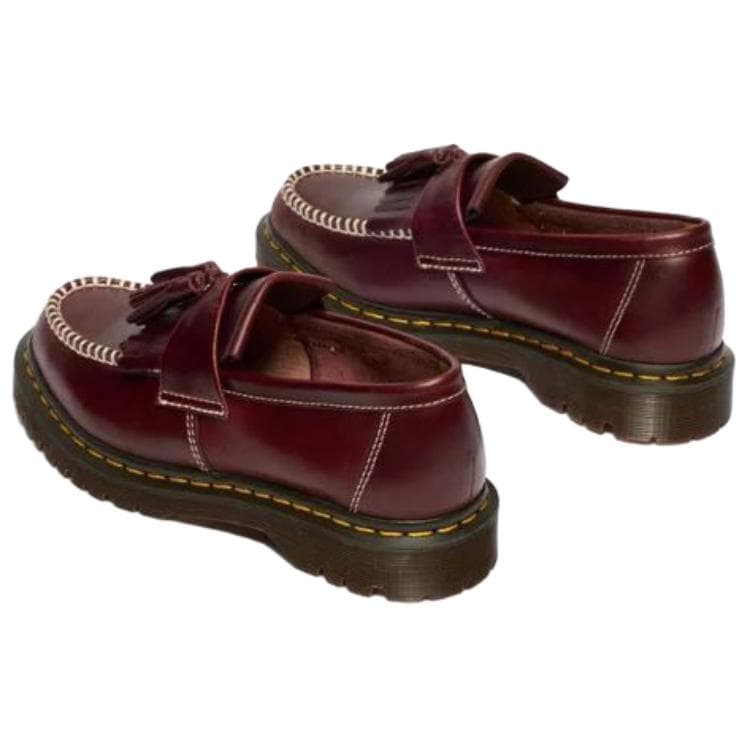 Лоферы Dr.Martens Adrian Кожа Лоферы Унисекс Вишнево-красный - изображение 3