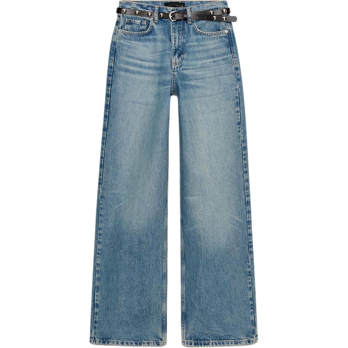 Джинсы ZARA Светло-синие женские джинсы - изображение 1