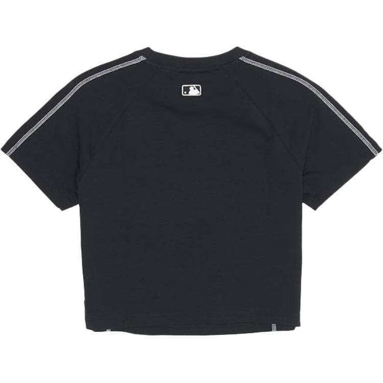 Футболка MLB Preppy Черные Женские T-рубашки - изображение 2