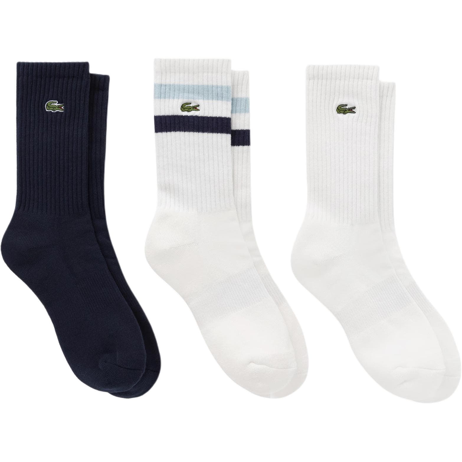 Носки LACOSTE Носки Crew Унисекс 3 упаковки - изображение 1