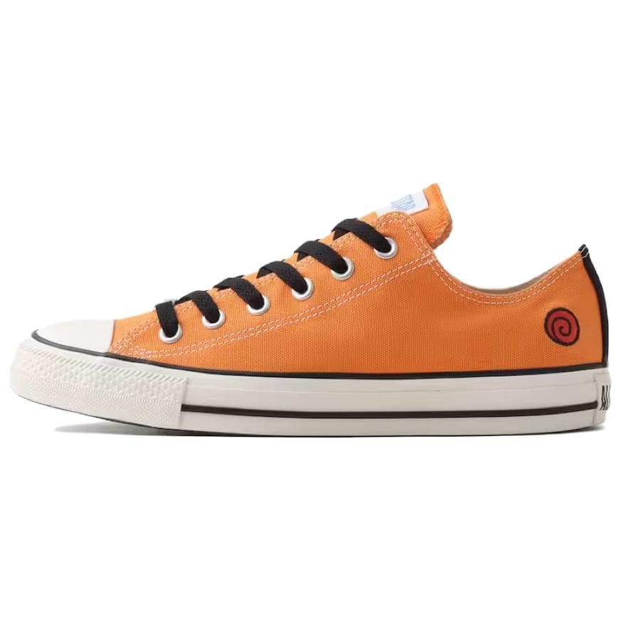Кеды Converse xNARUTO Shippuden ALL STAR OX Naruto Унисекс кеды с круглым носком, удобные, оранжевые - изображение 1