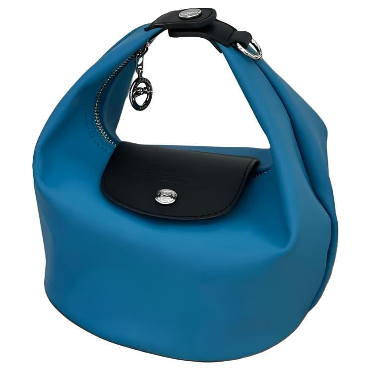 Сумка LONGCHAMP Le Pliage Xtra Коровья кожа Сумка Мини-версия Женская Синяя - изображение 3
