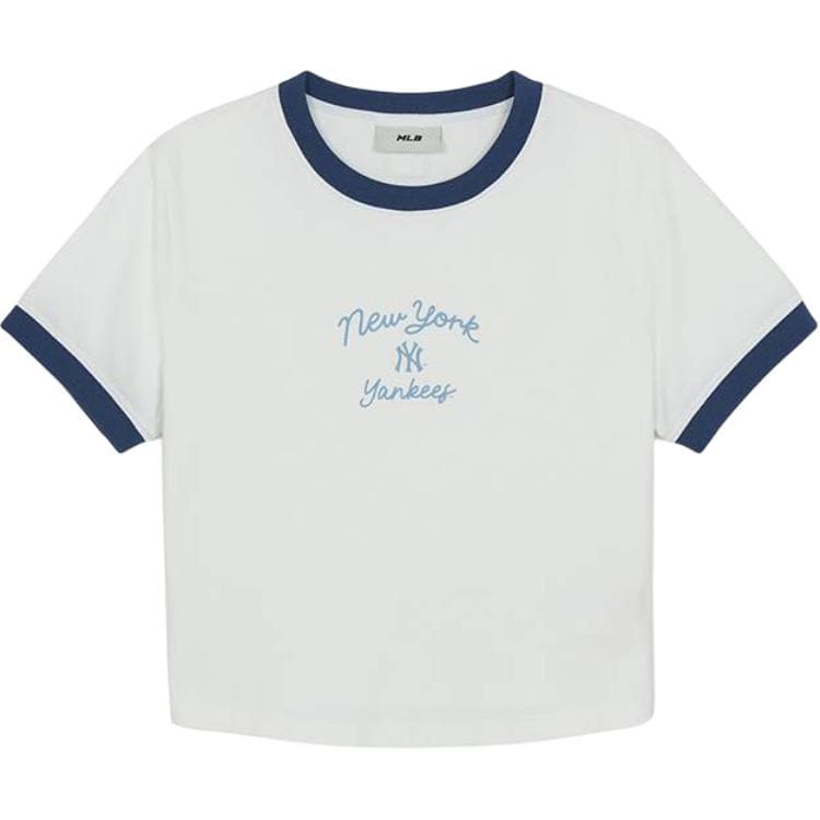 Футболка MLB Preppy Белый Женские T-рубашки - изображение 1
