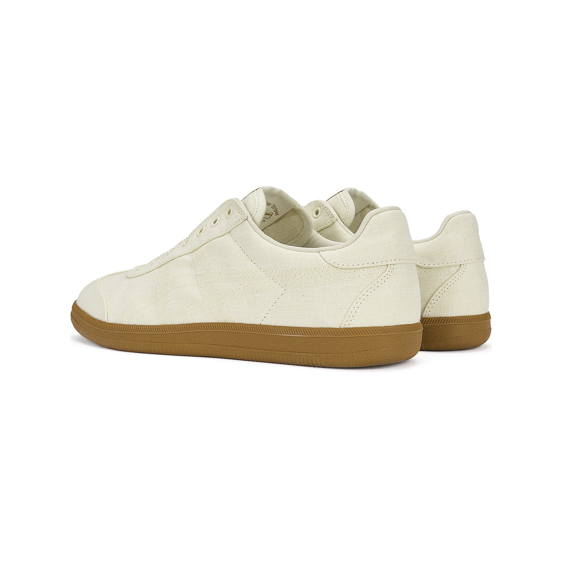 Кроссовки Onitsuka Tiger Tokuten Slip-On Ткань Немецкие Армейские Кроссовки Унисекс Экрю - изображение 4