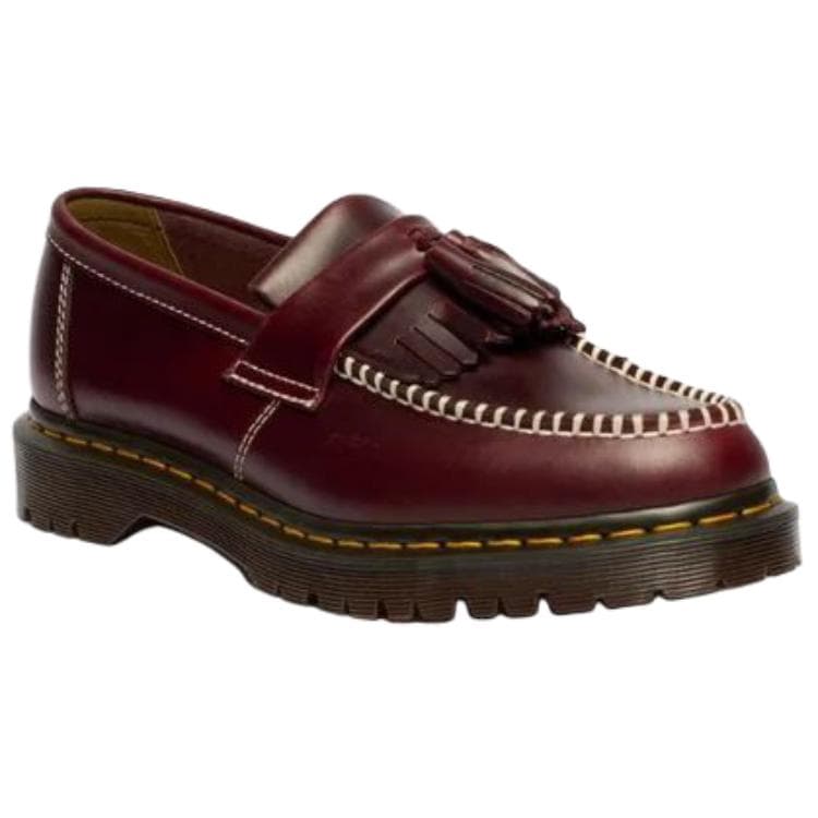 Лоферы Dr.Martens Adrian Кожа Лоферы Унисекс Вишнево-красный - изображение 2