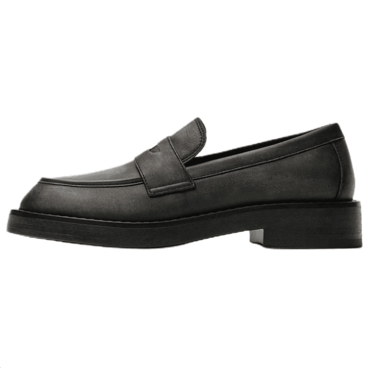 Лоферы ZARA Лоферы Мужские Черные - изображение 1