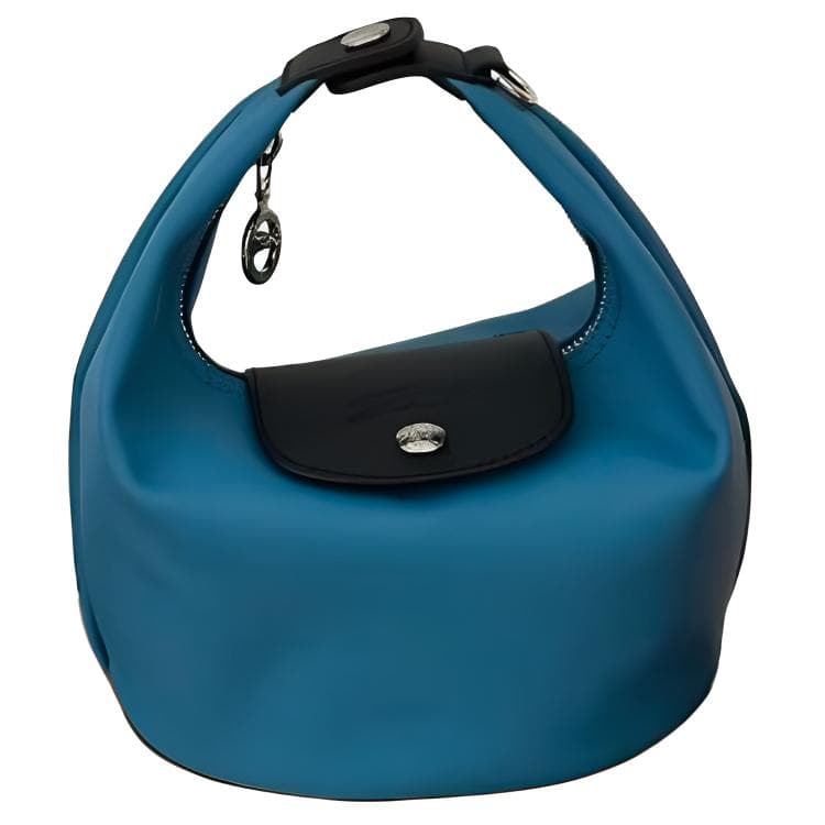 Сумка LONGCHAMP Le Pliage Xtra Коровья кожа Сумка Мини-версия Женская Синяя - изображение 1