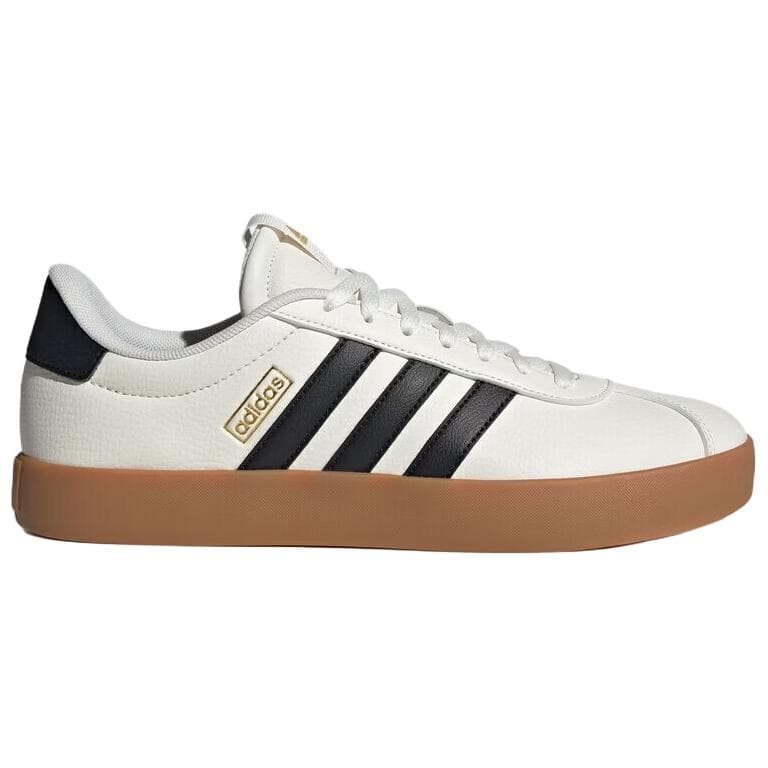 Кроссовки Adidas VL COURT 3,0 Low Топ Кеды немецкой армии (GAT) Унисекс Бежевый черный - изображение 2