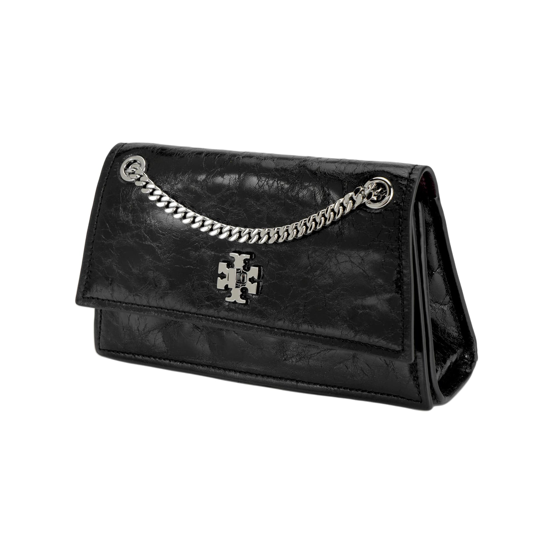 Мини-сумка Tory Burch Kira (Красный) Овчина Плечевая Сумка Мини Женская Черная - изображение 2