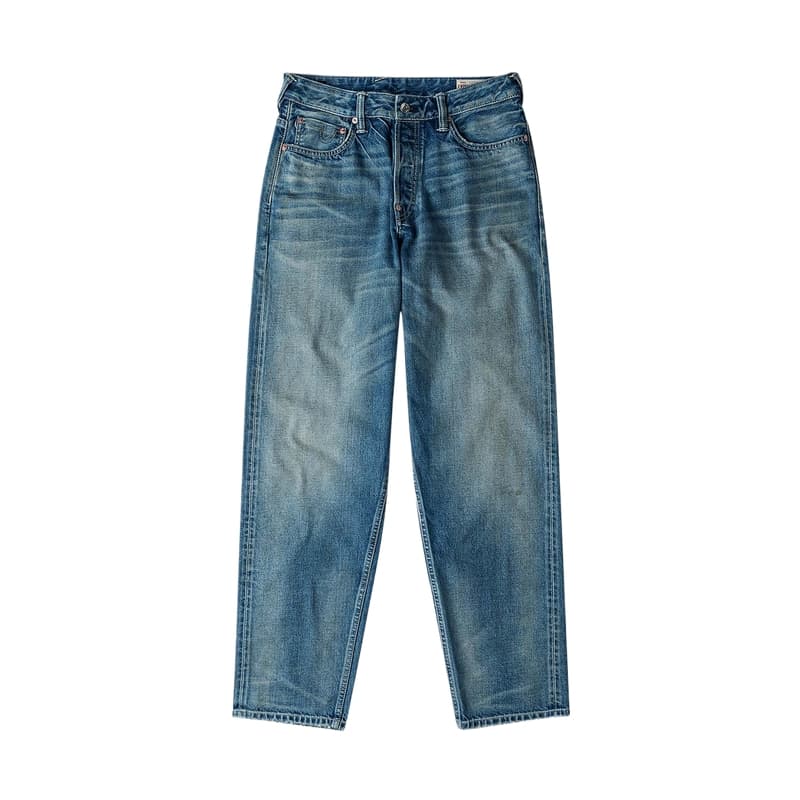 Штаны EVISU Джинсовый Синий Мужские Джинсы - изображение 2