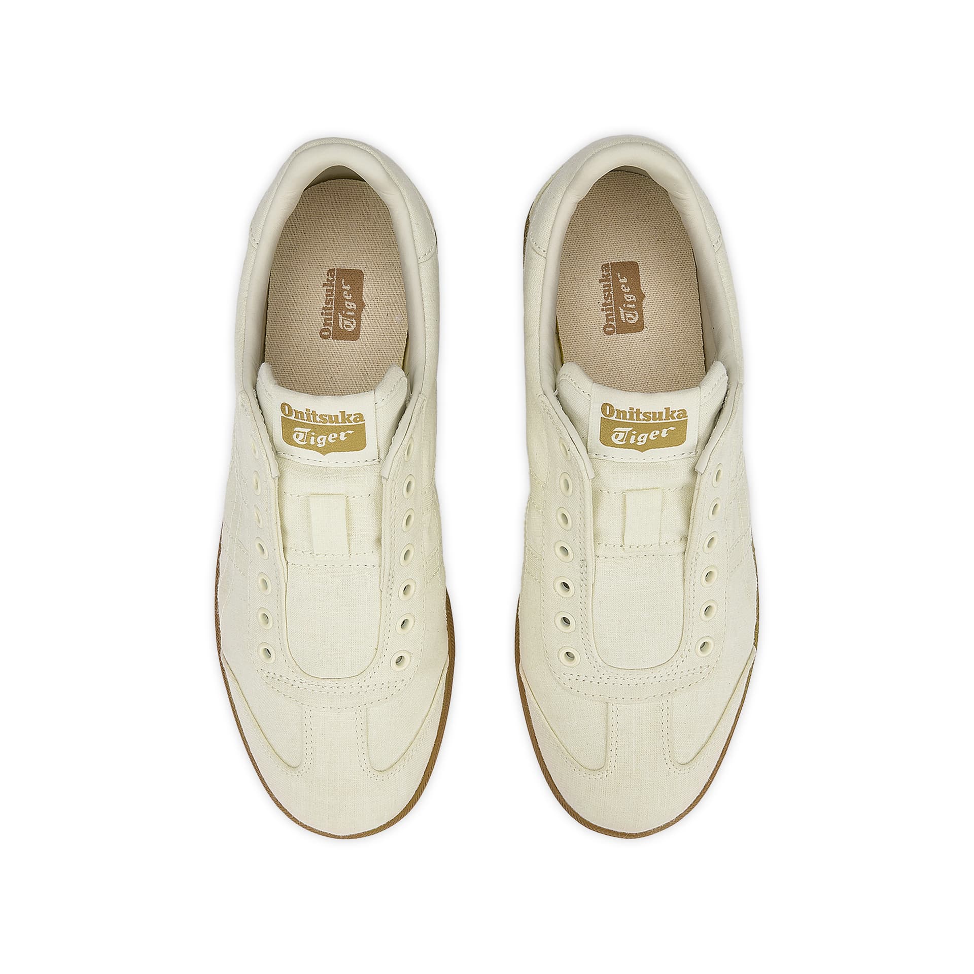 Кроссовки Onitsuka Tiger Tokuten Slip-On Ткань Немецкие Армейские Кроссовки Унисекс Экрю - изображение 5