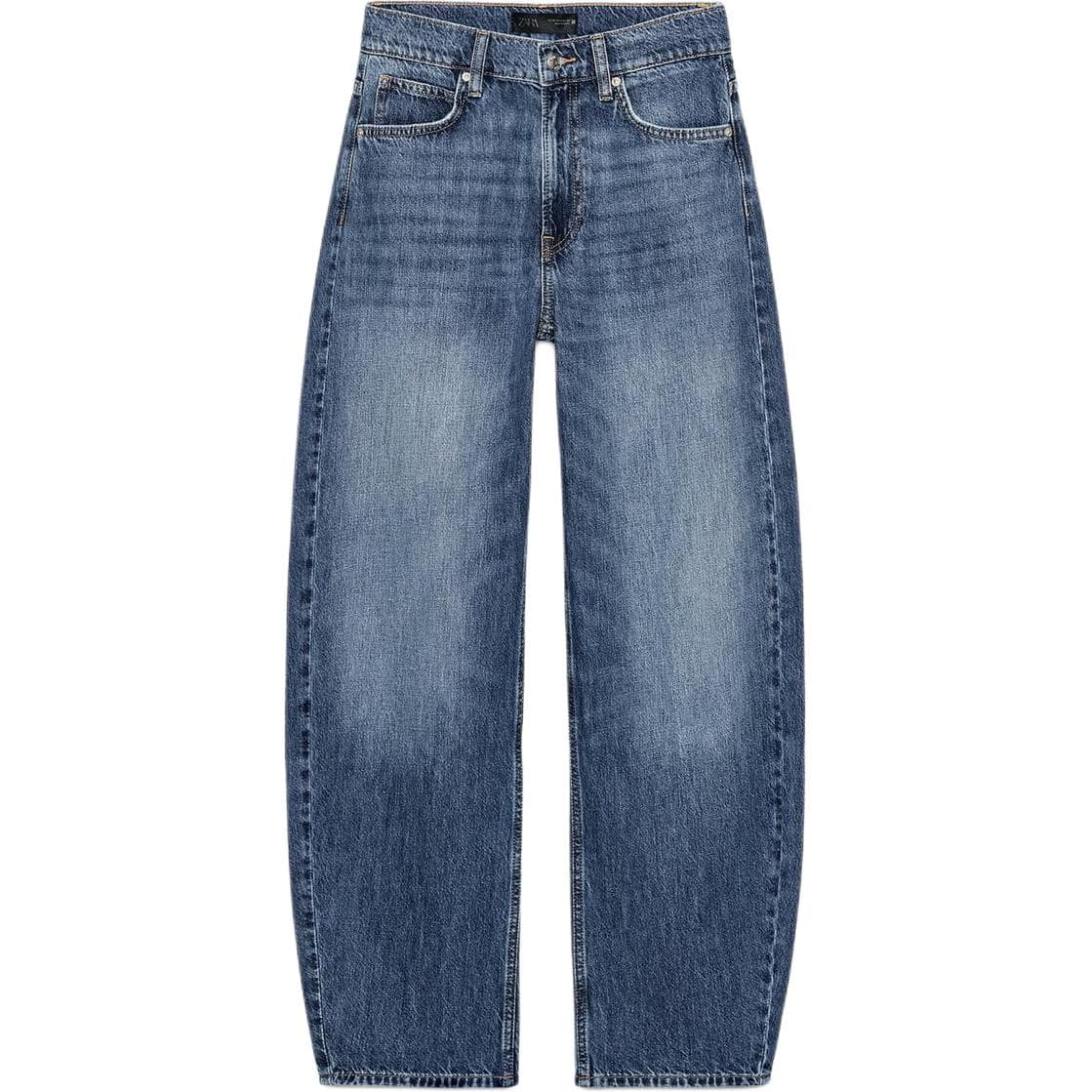 Джинсы ZARA Medium Blue Women's Jeans ZARA Средне-синие женские джинсы - изображение 1