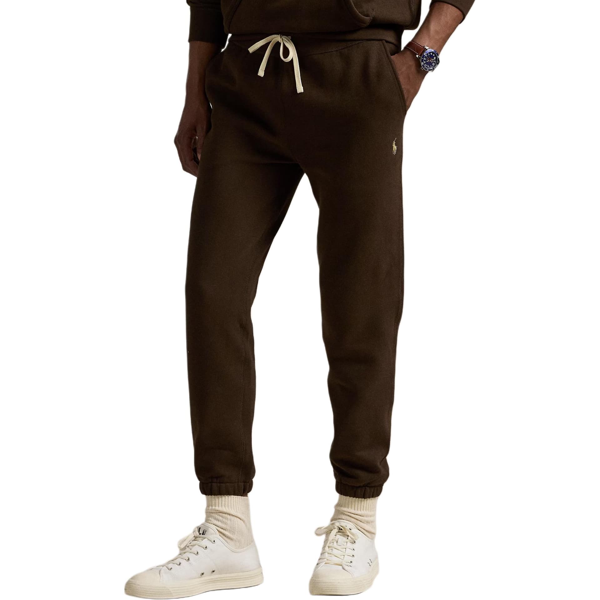 Штаны Вязаные тренировочные брюки Polo Ralph Lauren мужские коричневые - изображение 3