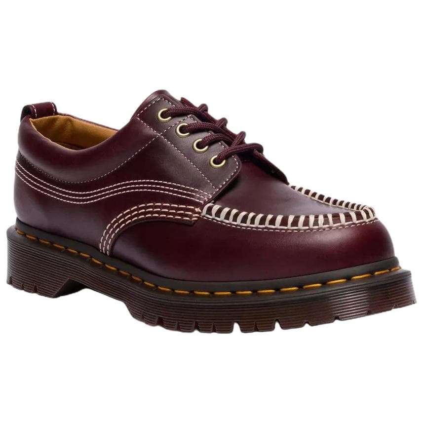 Dr.Martens Lowell Кожа Повседневные кожаные туфли Унисекс Вишнево-красный - изображение 2
