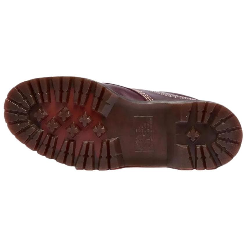 Dr.Martens Lowell Кожа Повседневные кожаные туфли Унисекс Вишнево-красный - изображение 6