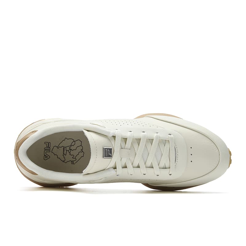 Кроссовки FILA Heritage Повседневная Обувь Женские Бежевые Лоу-топы - изображение 4