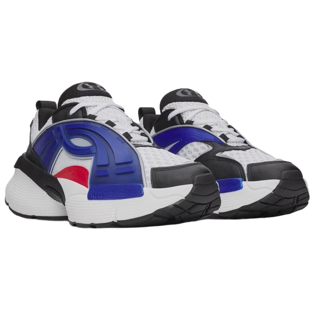 Кроссовки Under Armour Icon 96 Дышащая Поддержка Амортизация Беговые кроссовки Унисекс Белый Синий Черный - изображение 3