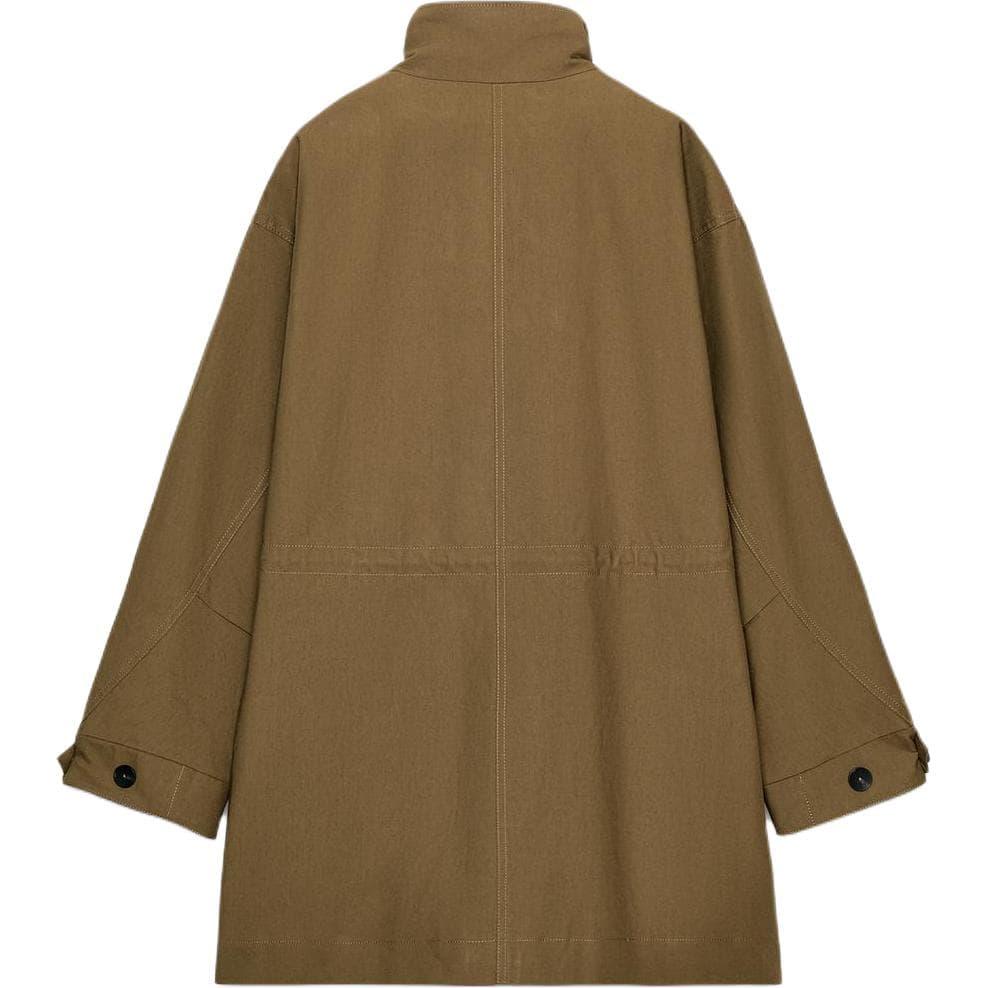 ZARA ZW Хаки Женские Парки - изображение 2