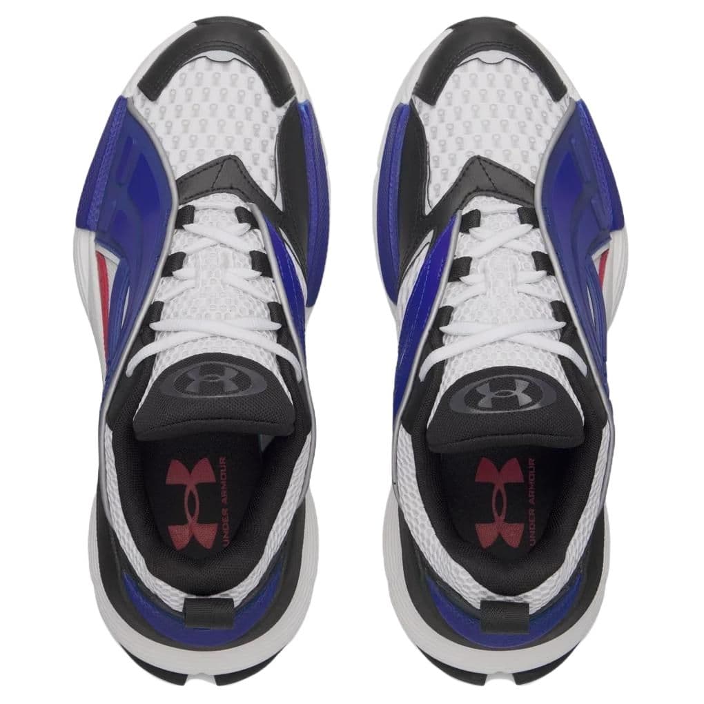 Кроссовки Under Armour Icon 96 Дышащая Поддержка Амортизация Беговые кроссовки Унисекс Белый Синий Черный - изображение 4