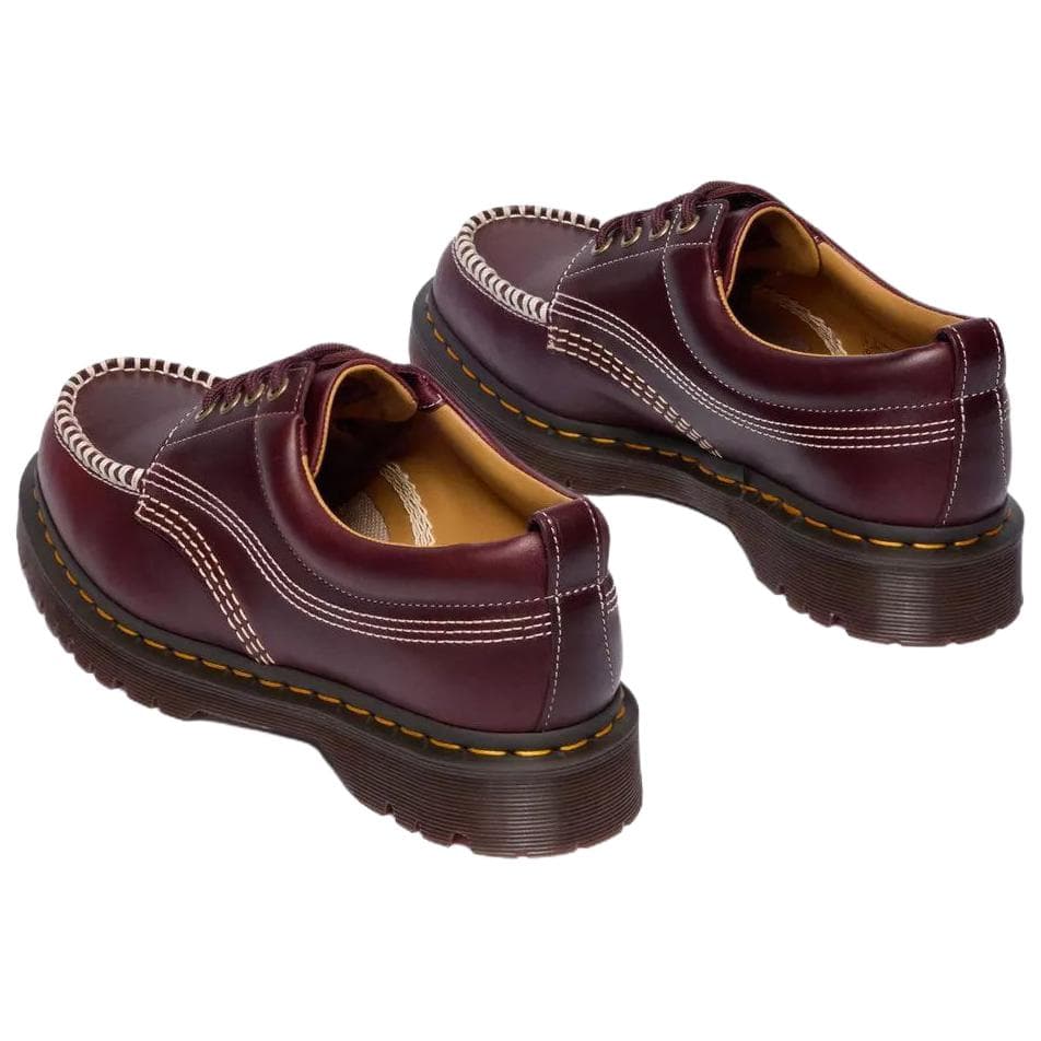 Dr.Martens Lowell Кожа Повседневные кожаные туфли Унисекс Вишнево-красный - изображение 5