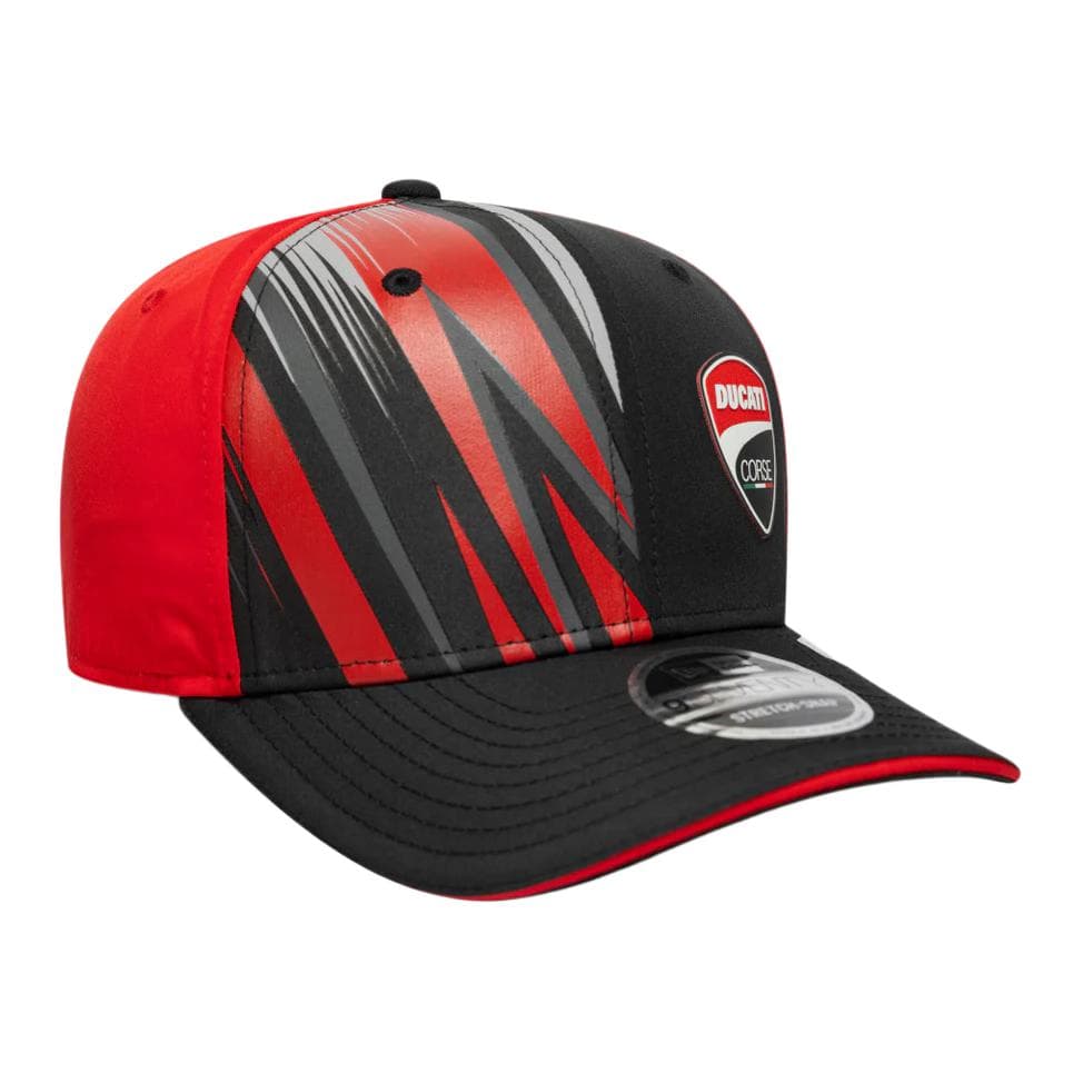 Кепка New Era Кепки из полиэстерового волокна Унисекс Черный Красный - изображение 3