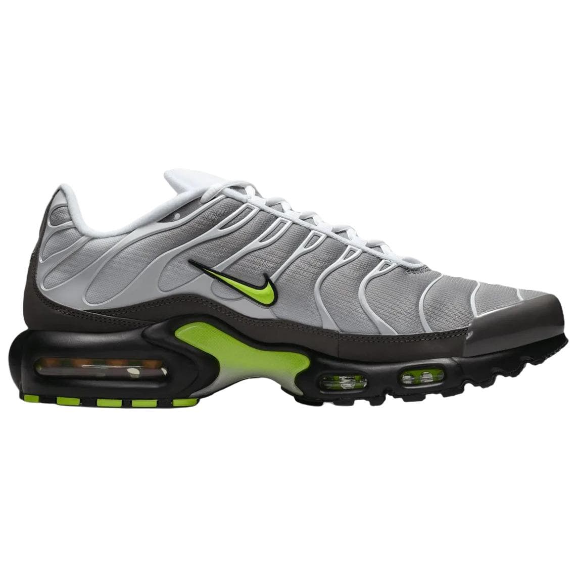 Кроссовки для бега Nike Air Max Plus Дышащая Поддержка Повседневные Беговые Кроссовки Мужские Серые - изображение 2
