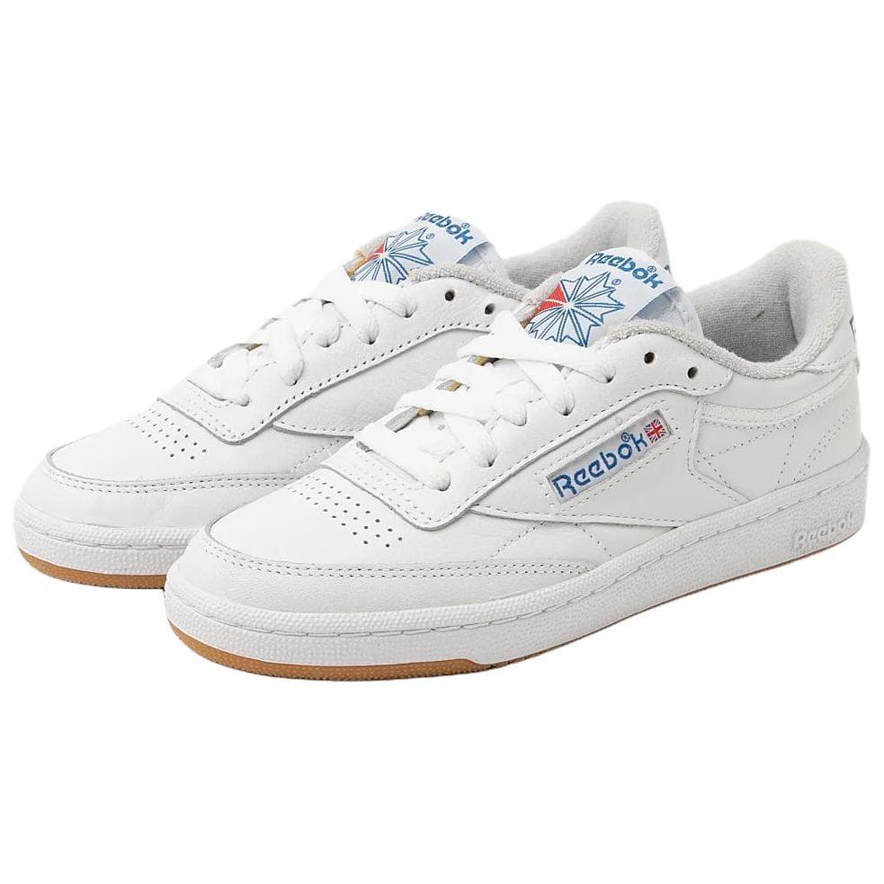 Кроссовки Reebok CLUB C 85 Лоу-топы Скейтборд Обувь Мужская Белый Синий RE-ENTER The Scene Возвращайтесь с шагом - изображение 3