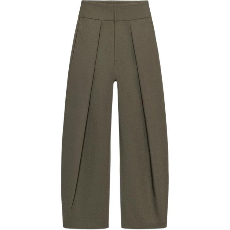 Штаны ZARA Темный хаки Женские Повседневные Брюки - изображение 1