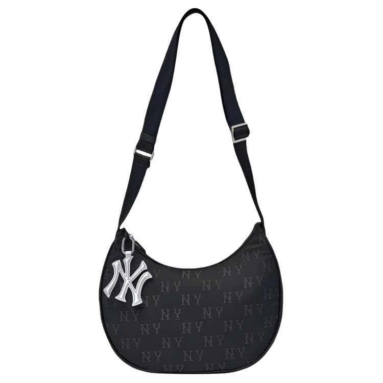 Мини-сумка MLB MONOGRAM Полиэстеровая сумка через плечо Женская Черная - изображение 1