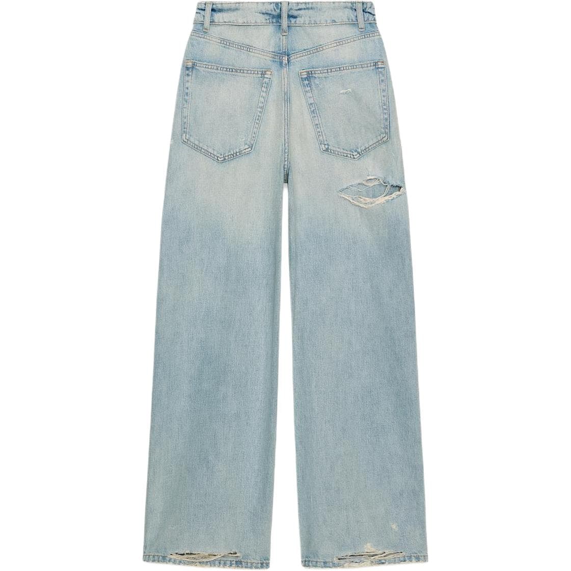 Джинсы ZARA Trf Светло-Синие Женские Джинсы - изображение 2