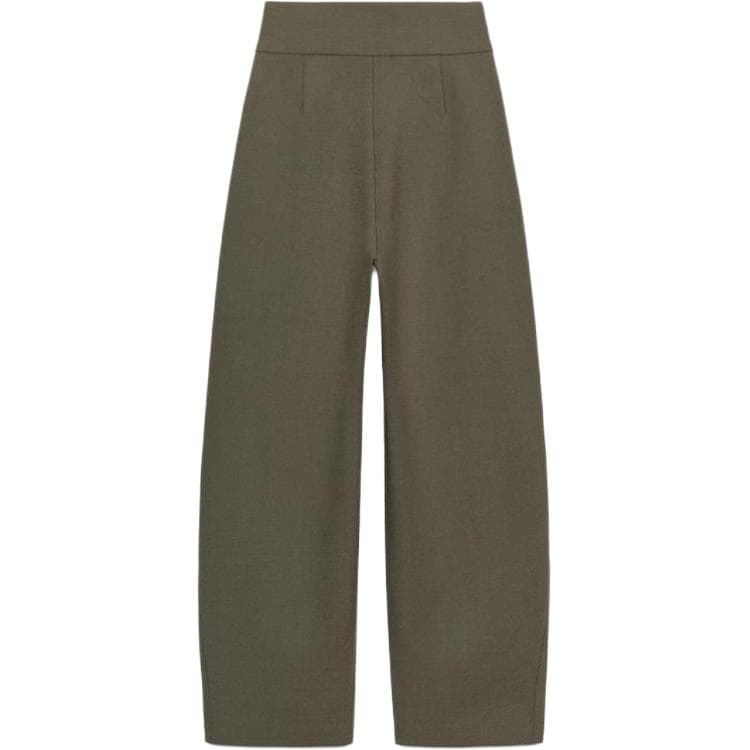 Штаны ZARA Темный хаки Женские Повседневные Брюки - изображение 2