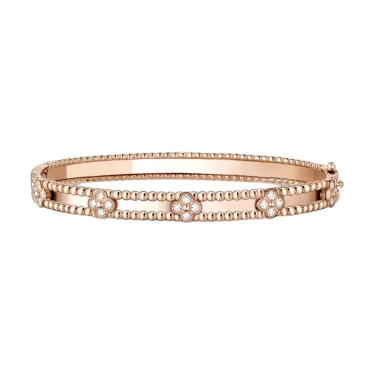 Браслет Van Cleef & Arpels Perlée Sweet Clovers Bracelet Rose Gold - изображение 2